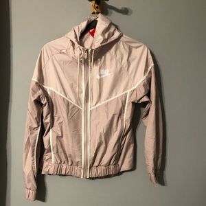 Nike pink windbreaker
